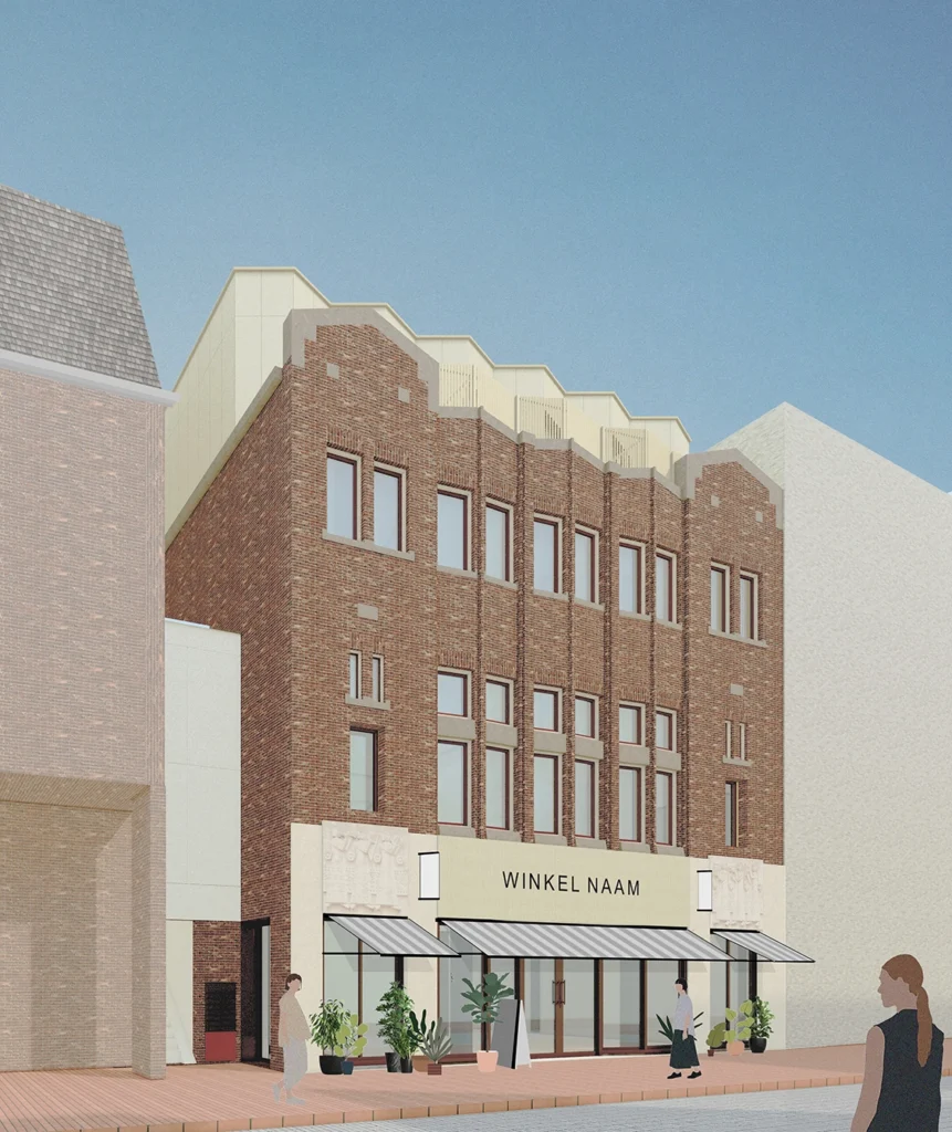 Visstraat 50 Dordrecht 15 appartementen monument MCK architectuur